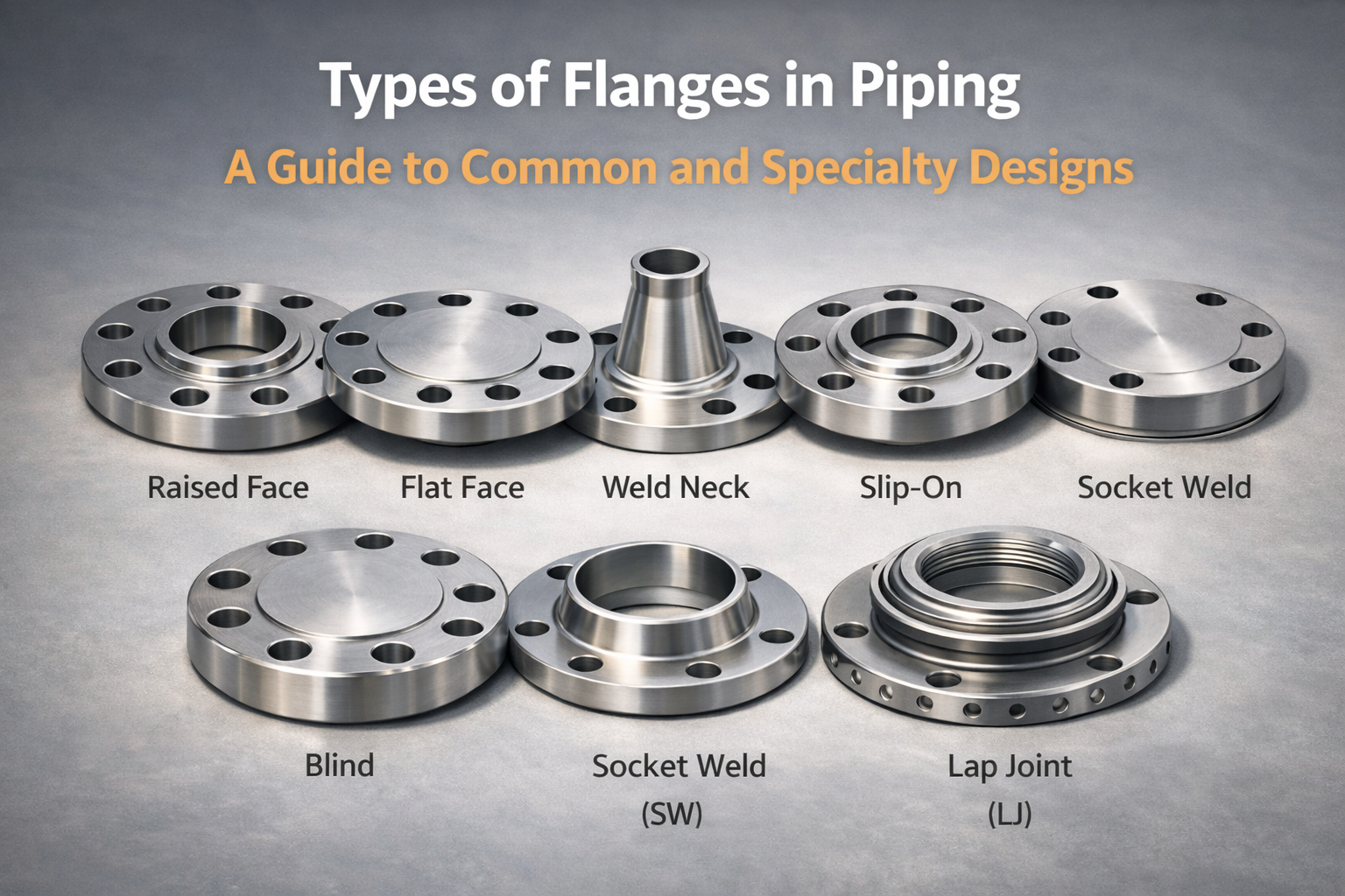 Types of Flanges in Piping